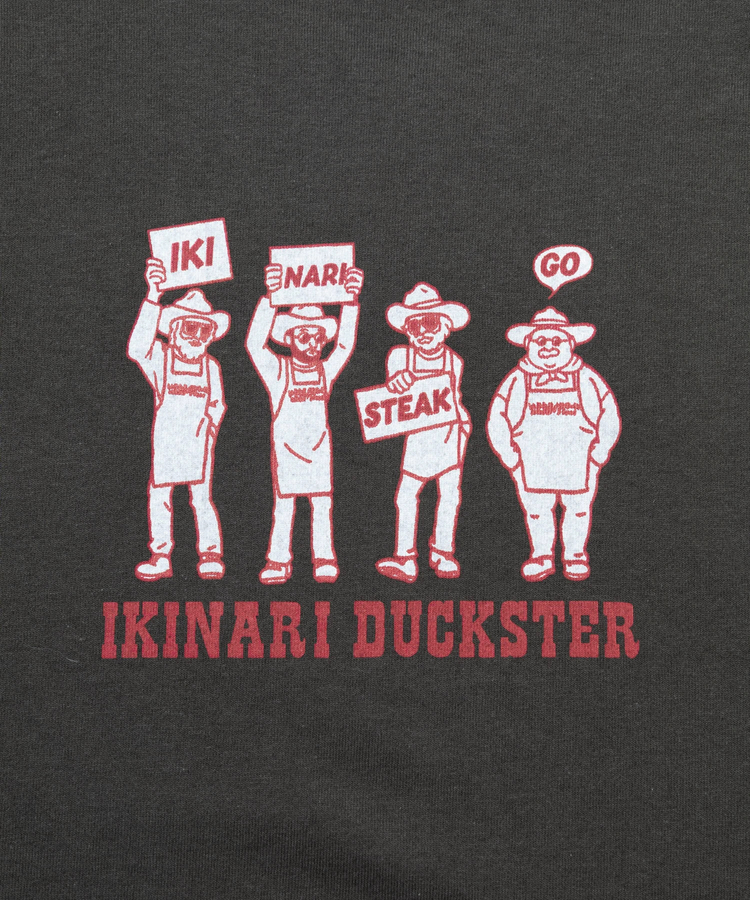go slow caravan(ゴースローキャラバン) |DUCKSTER/ダックスター いきなりステーキコラボ《ツアーTEE》(MENS)