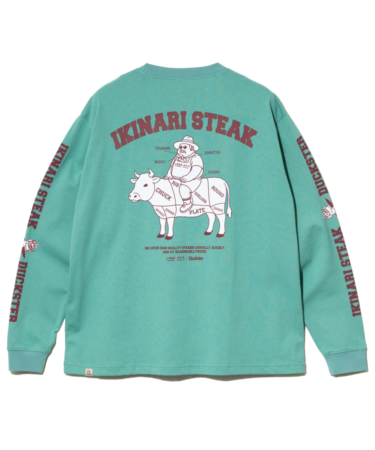 go slow caravan(ゴースローキャラバン) |DUCKSTER/ダックスター いきなりステーキコラボ L/STEE《牛肉図鑑》(MENS)