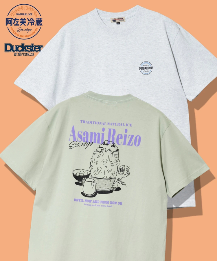go slow caravan(ゴースローキャラバン) |DUCKSTER/ダックスター 阿左美冷蔵コラボS/STEE -かき氷と白玉- (MENS)