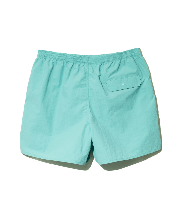 go slow caravan(ゴースローキャラバン) |DUCKSTER/ダックスター 阿左美冷蔵コラボ ナイロンロゴショーツ (MENS)