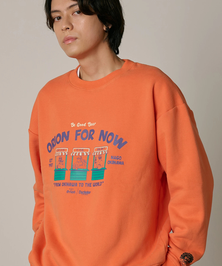 go slow caravan(ゴースローキャラバン) |【ORION × Duckster】オリオンビールコラボ クルーネックスウェット (MENS)