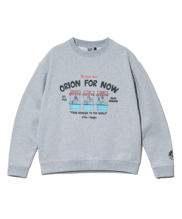 go slow caravan(ゴースローキャラバン) |【ORION × Duckster】オリオンビールコラボ クルーネックスウェット (MENS)