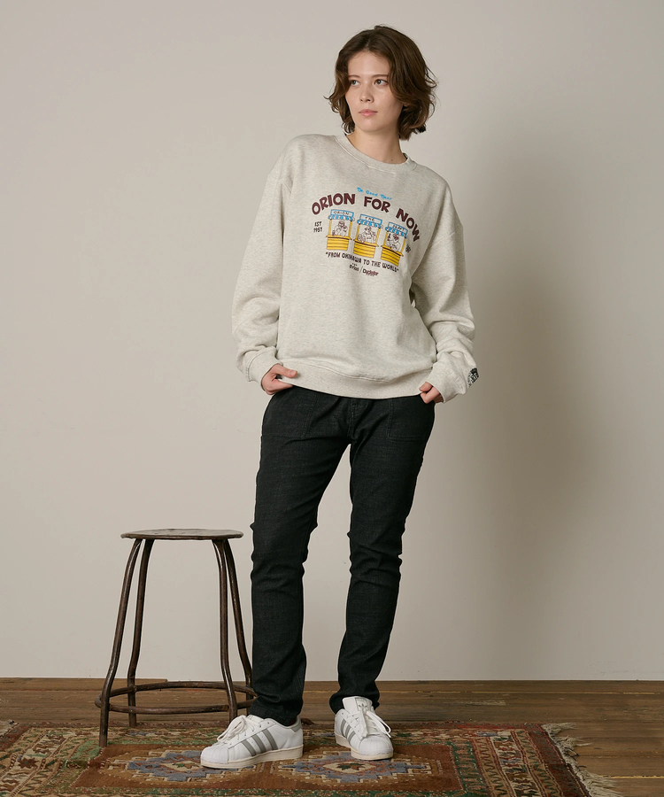 go slow caravan(ゴースローキャラバン) |【ORION × Duckster】オリオンビールコラボ クルーネックスウェット (MENS)