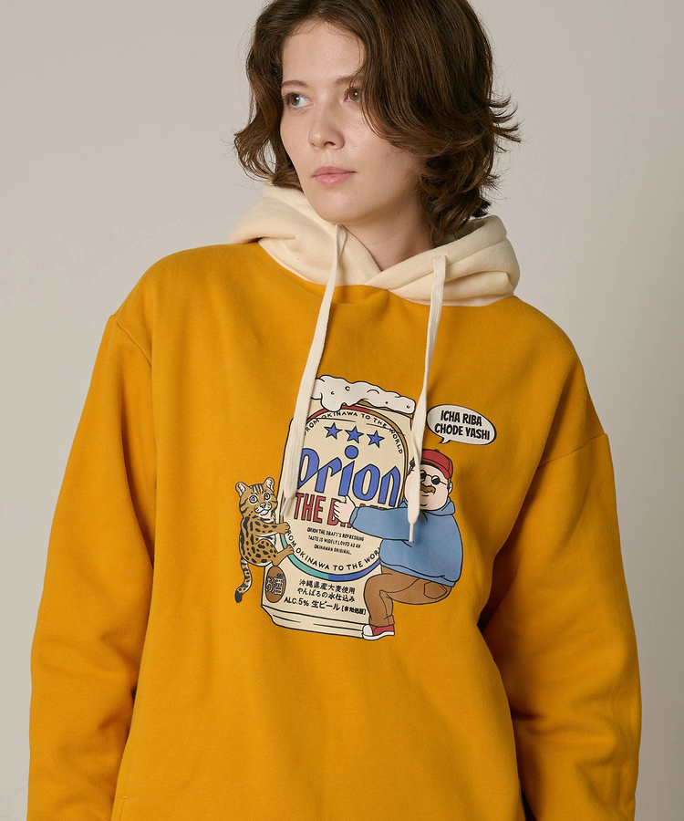 go slow caravan(ゴースローキャラバン) |【ORION × Duckster】オリオンビールコラボ プルオーバーフーディ (MENS)