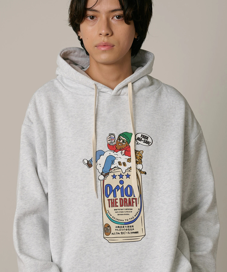 go slow caravan(ゴースローキャラバン) |【ORION × Duckster】オリオンビールコラボ プルオーバーフーディ (MENS)