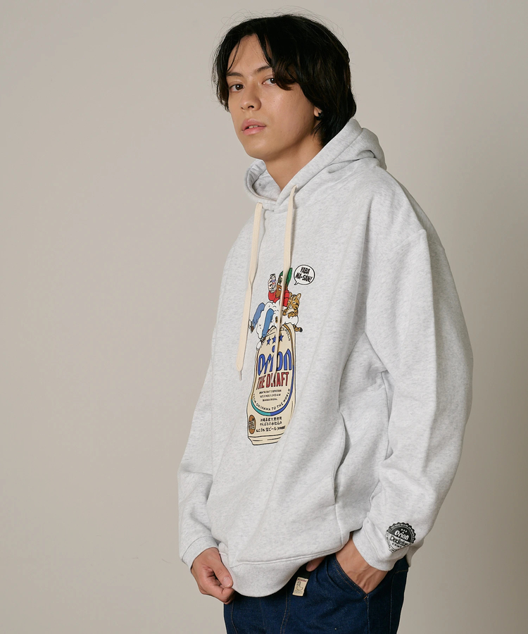 go slow caravan(ゴースローキャラバン) |【ORION × Duckster】オリオンビールコラボ プルオーバーフーディ (MENS)