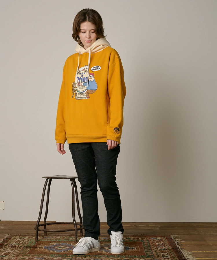 go slow caravan(ゴースローキャラバン) |【ORION × Duckster】オリオンビールコラボ プルオーバーフーディ (MENS)