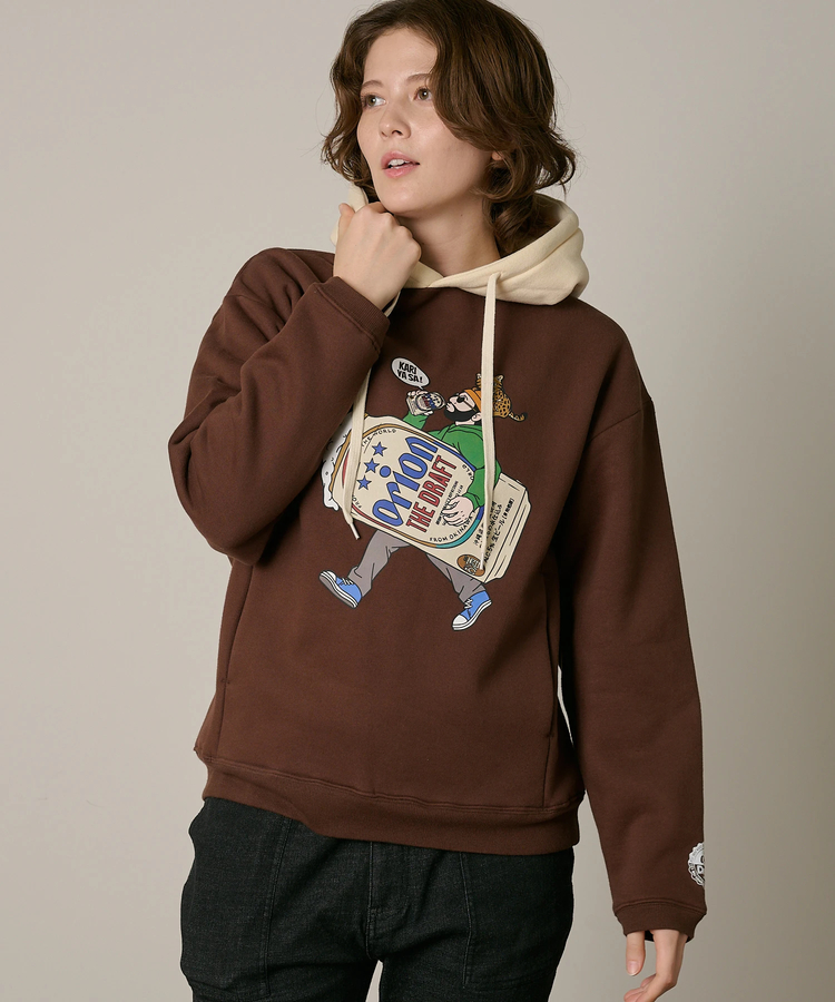 go slow caravan(ゴースローキャラバン) |【ORION × Duckster】オリオンビールコラボ プルオーバーフーディ (MENS)