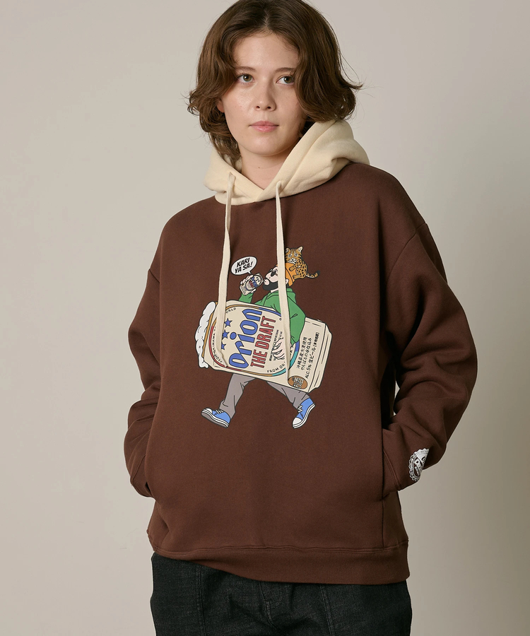 go slow caravan(ゴースローキャラバン) |【ORION × Duckster】オリオンビールコラボ プルオーバーフーディ (MENS)