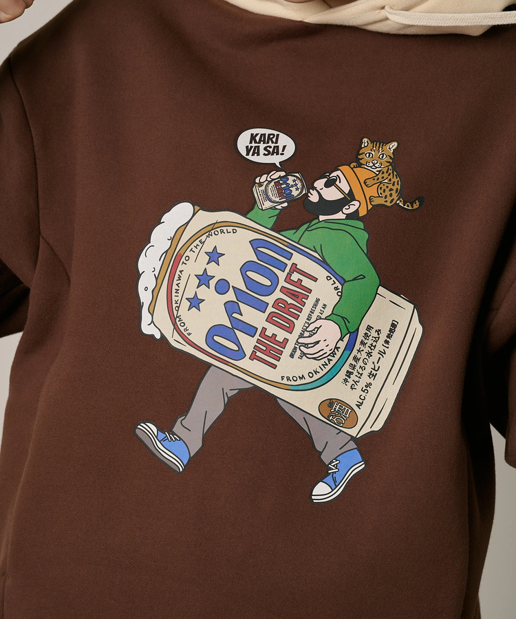 go slow caravan(ゴースローキャラバン) |【ORION × Duckster】オリオンビールコラボ プルオーバーフーディ (MENS)