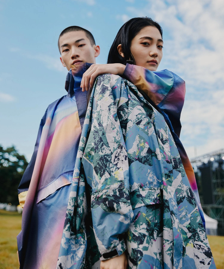 go slow caravan(ゴースローキャラバン) |KiU/キウ FUJIROCK x KIU STANDARD RAIN PONCHO