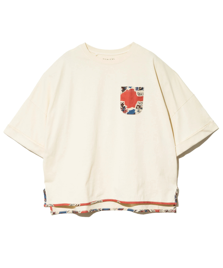 go slow caravan(ゴースローキャラバン) |Lime.inc/ライム ポケットスカーフTEE (WOMENS)