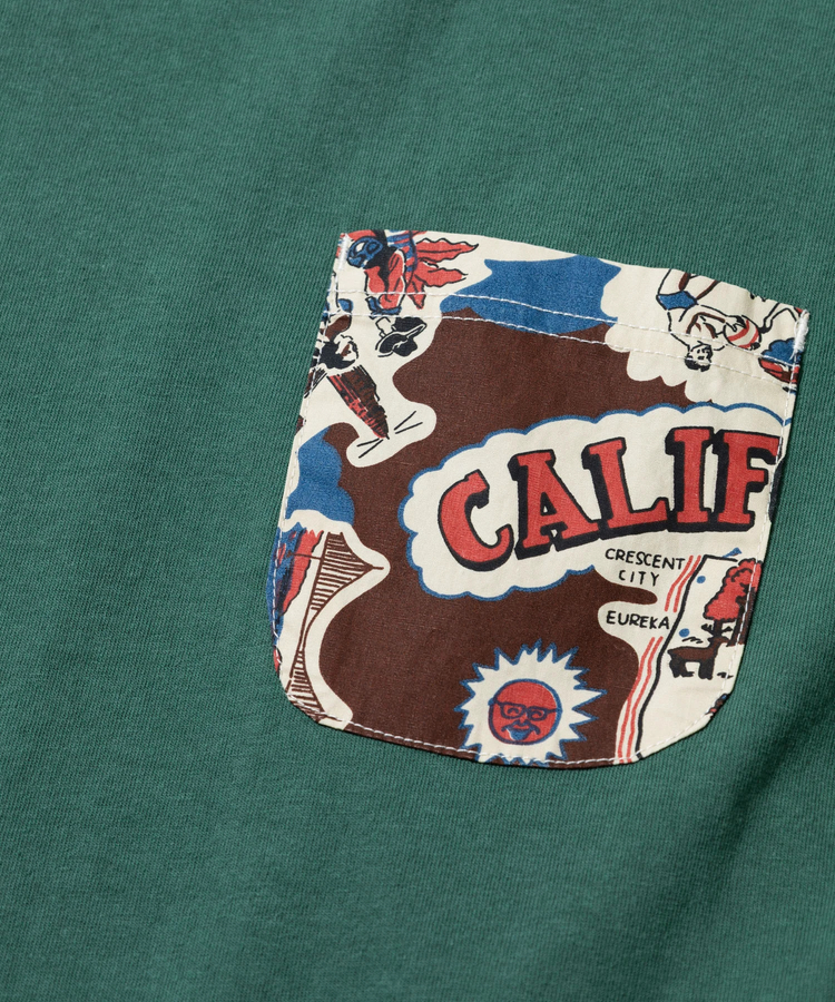 go slow caravan(ゴースローキャラバン) |Lime.inc/ライム ポケットスカーフTEE (WOMENS)