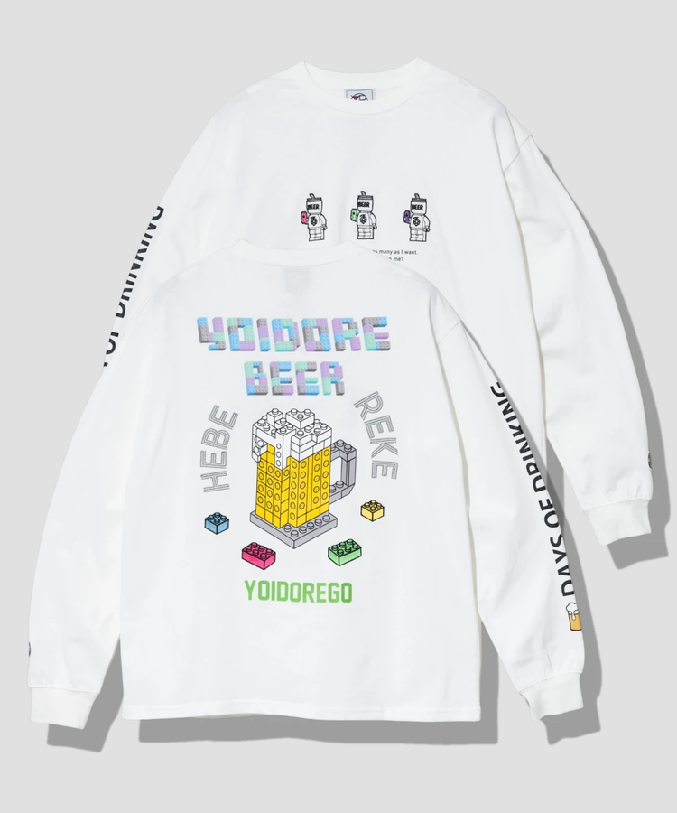 go slow caravan(ゴースローキャラバン) |YOIDORE/酔いどれ ビールブロック ロンTEE (MENS)