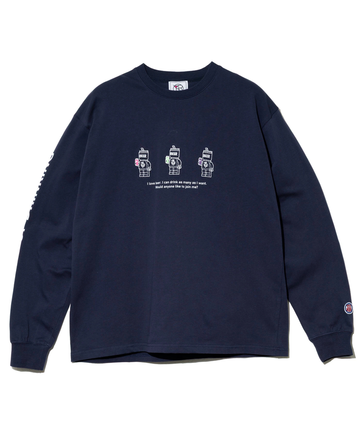 go slow caravan(ゴースローキャラバン) |YOIDORE/酔いどれ ビールブロック ロンTEE (MENS)