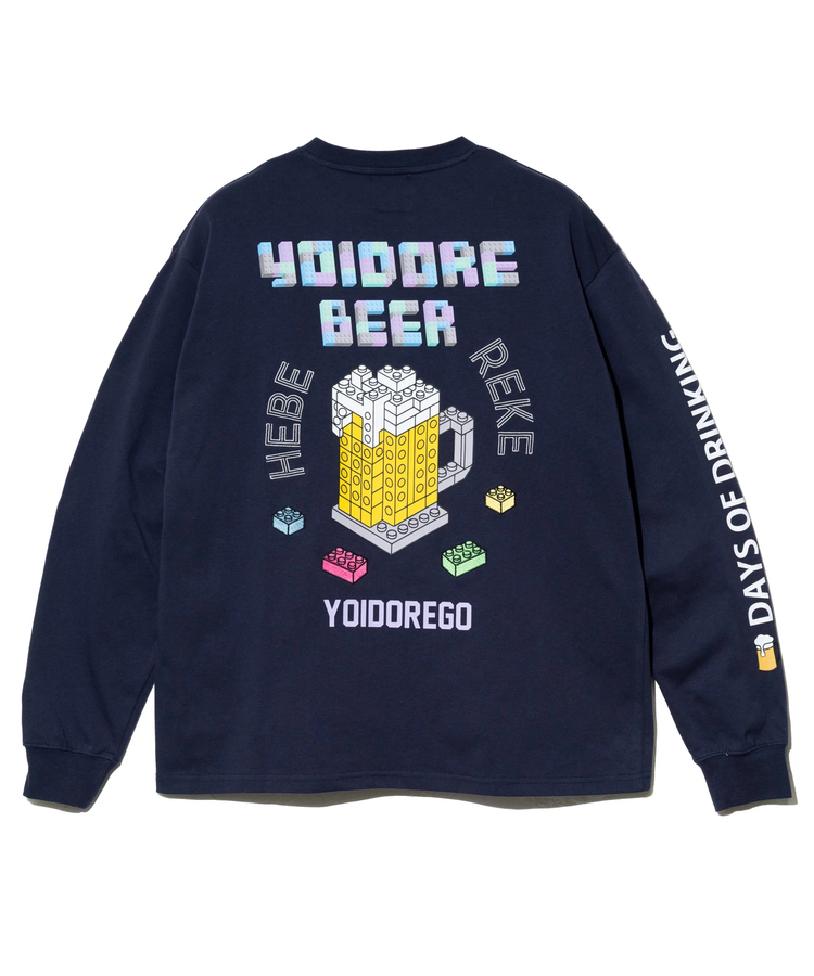 go slow caravan(ゴースローキャラバン) |YOIDORE/酔いどれ ビールブロック ロンTEE (MENS)