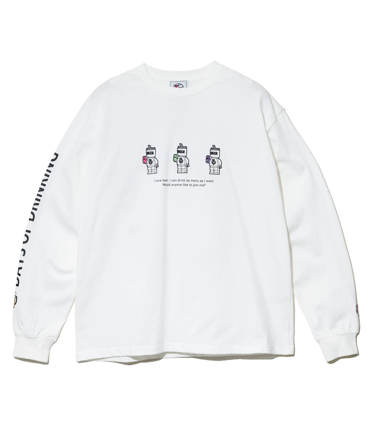 go slow caravan(ゴースローキャラバン) |YOIDORE/酔いどれ ビールブロック ロンTEE (MENS)