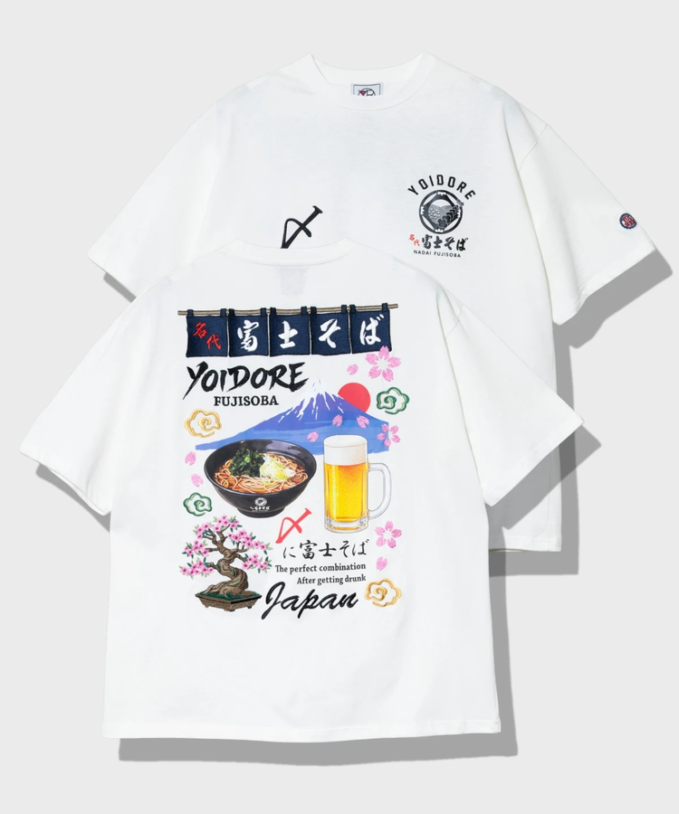 go slow caravan(ゴースローキャラバン) |YOIDORE/酔いどれ 富士そばコラボ かけそば TEE (MENS)
