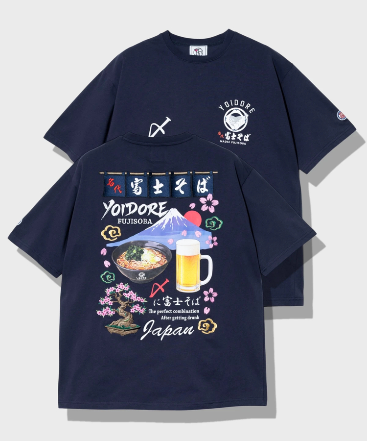 go slow caravan(ゴースローキャラバン) |YOIDORE/酔いどれ 富士そばコラボ かけそば TEE (MENS)