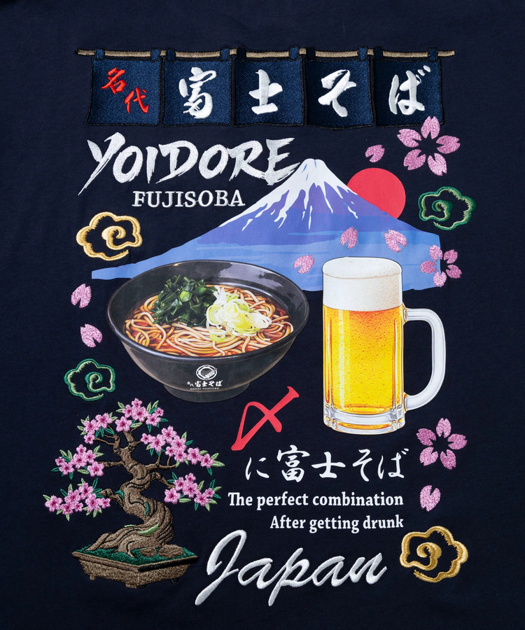 go slow caravan(ゴースローキャラバン) |YOIDORE/酔いどれ 富士そばコラボ かけそば TEE (MENS)