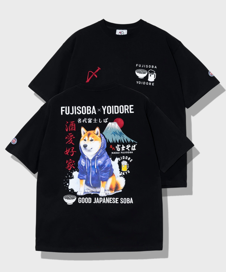 go slow caravan(ゴースローキャラバン) |YOIDORE/酔いどれ 富士そばコラボ 富士柴 TEE (MENS)