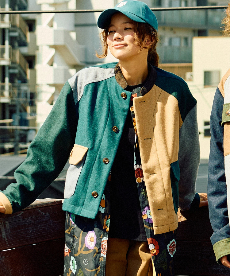 go slow caravan(ゴースローキャラバン) |WOOL LIKE FABRIC ショートジャケット (WOMENS)