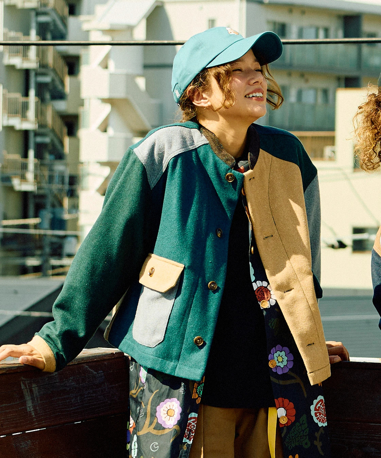 go slow caravan(ゴースローキャラバン) |WOOL LIKE FABRIC ショートジャケット (WOMENS)
