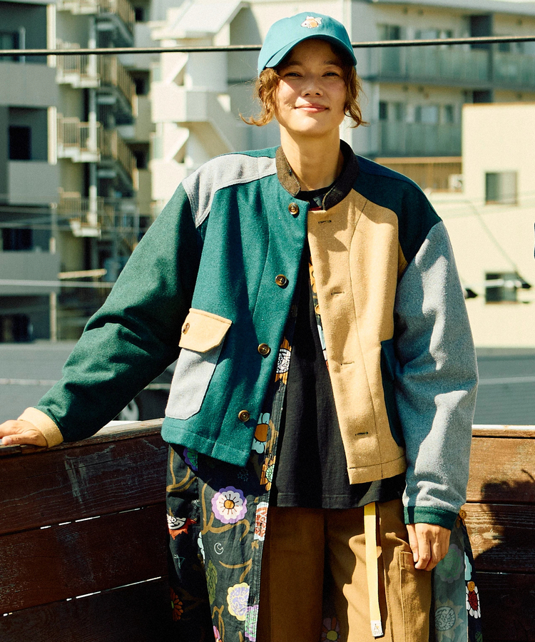 go slow caravan(ゴースローキャラバン) |WOOL LIKE FABRIC ショートジャケット (WOMENS)