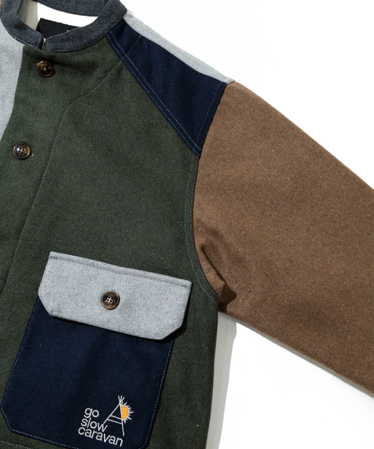 go slow caravan(ゴースローキャラバン) |WOOL LIKE FABRIC ショートジャケット (WOMENS)