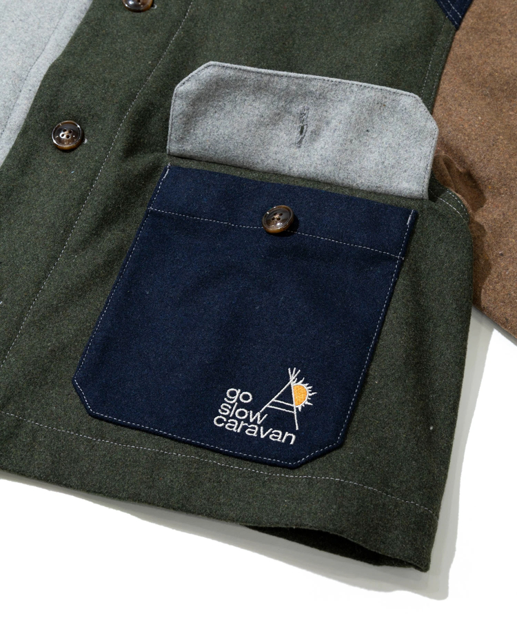 go slow caravan(ゴースローキャラバン) |WOOL LIKE FABRIC ショートジャケット (WOMENS)