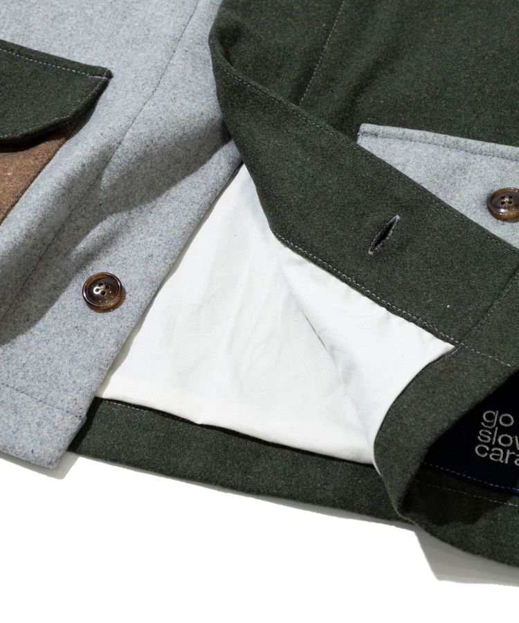 go slow caravan(ゴースローキャラバン) |WOOL LIKE FABRIC ショートジャケット (WOMENS)