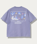 go slow caravan(ゴースローキャラバン) |USA/C スクエアLOGOバックプリントゆったりTEE (MENS)