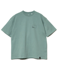 go slow caravan(ゴースローキャラバン) |USA/C スクエアLOGOバックプリントゆったりTEE (MENS)