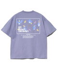 go slow caravan(ゴースローキャラバン) |USA/C スクエアLOGOバックプリントゆったりTEE (MENS)