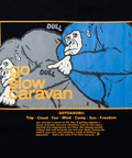go slow caravan(ゴースローキャラバン) |USA/C スクエアLOGOバックプリントミドルTEE (WOMENS)