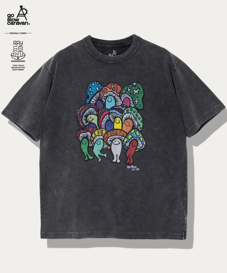 go slow caravan(ゴースローキャラバン) |RAY綿 G/D Hi!Psy! TEE (MENS)