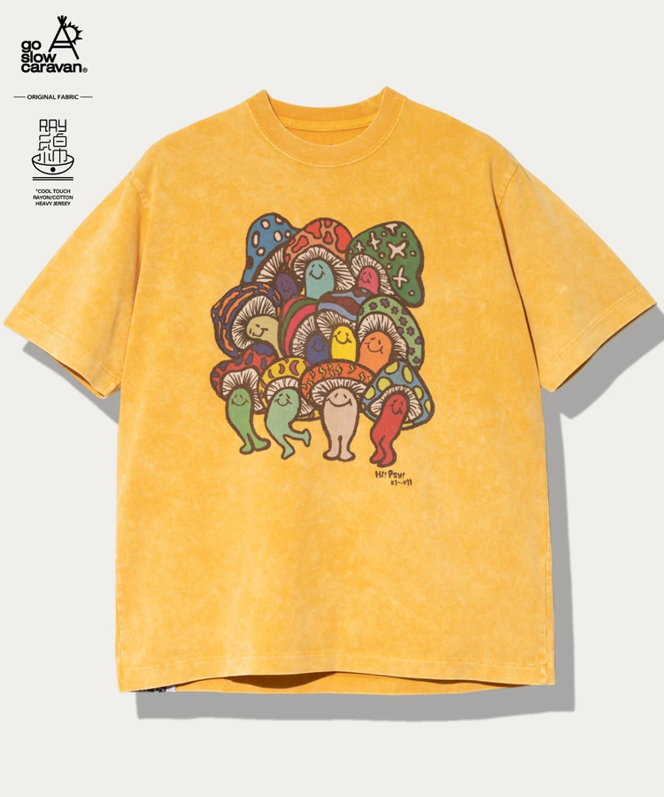 go slow caravan(ゴースローキャラバン) |RAY綿 G/D Hi!Psy! TEE (MENS)