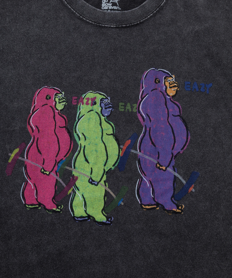 go slow caravan(ゴースローキャラバン) |RAY綿 G/D ゴリゴリゴリラ TEE (MENS)
