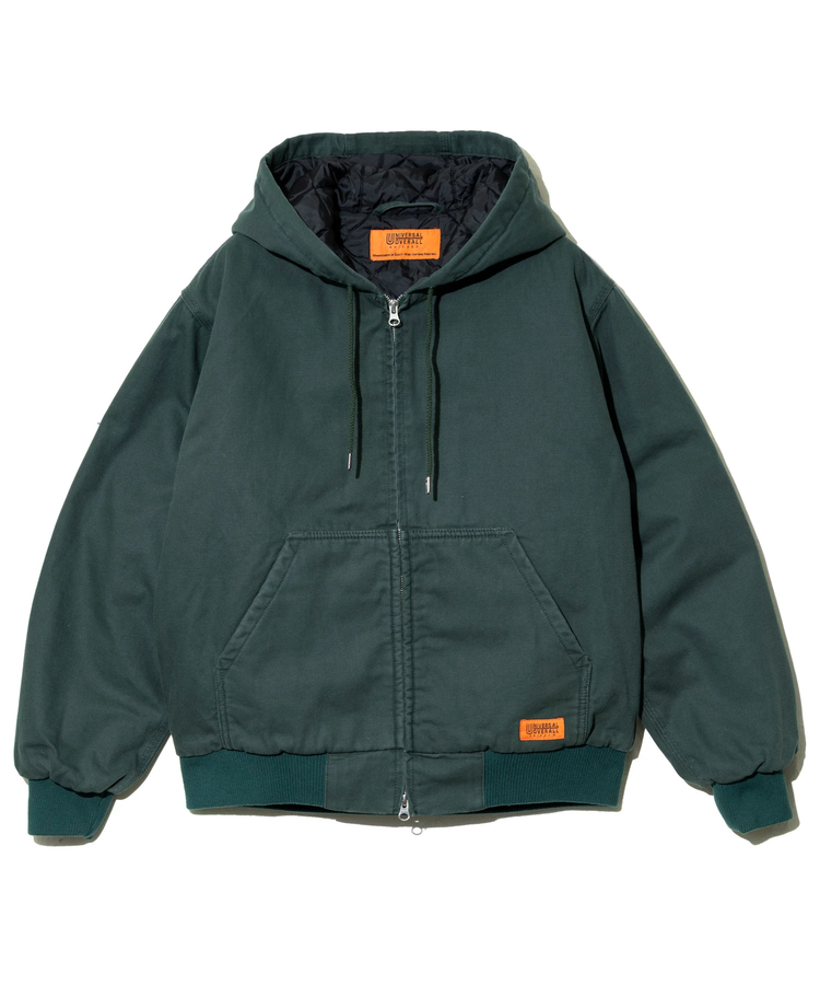 go slow caravan(ゴースローキャラバン) |UNIVERSAL OVERALL/ユニバーサルオーバーオール COTTON DUCK HOODIE JACKET (MENS)