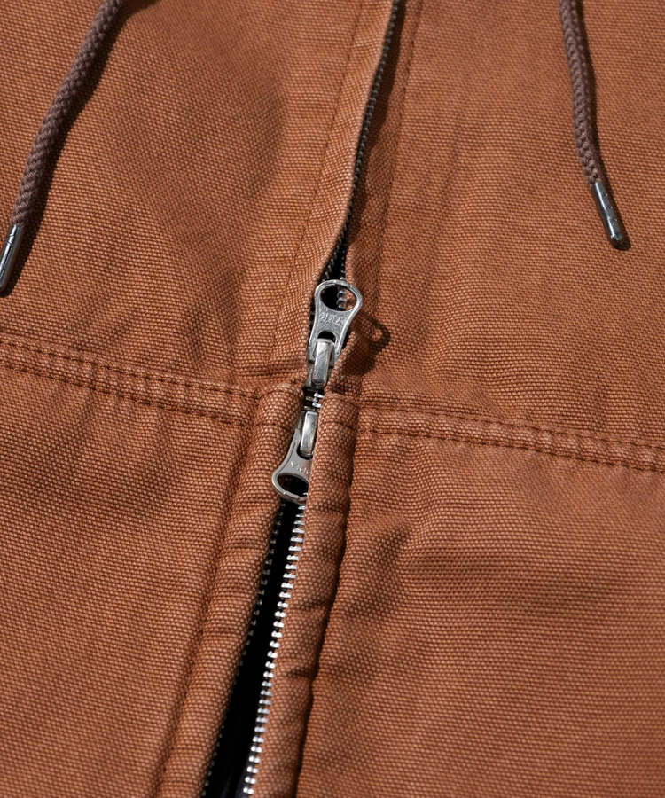 go slow caravan(ゴースローキャラバン) |UNIVERSAL OVERALL/ユニバーサルオーバーオール COTTON DUCK HOODIE JACKET (MENS)