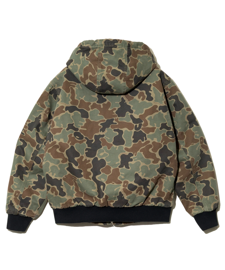 go slow caravan(ゴースローキャラバン) |UNIVERSAL OVERALL/ユニバーサルオーバーオール COTTON DUCK HOODIE JACKET -CAMO- (MENS)