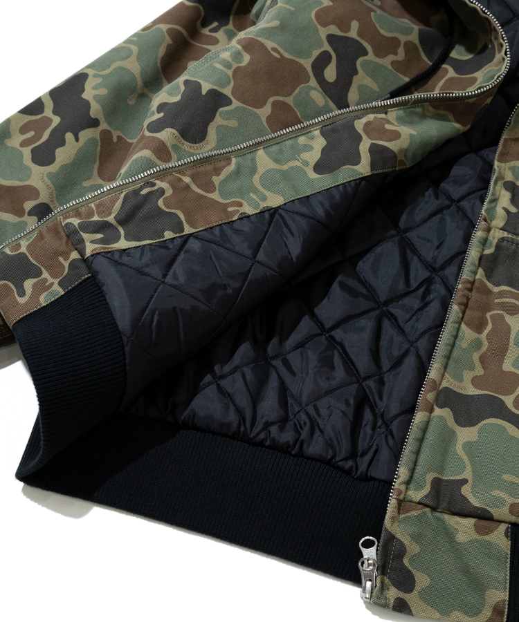 go slow caravan(ゴースローキャラバン) |UNIVERSAL OVERALL/ユニバーサルオーバーオール COTTON DUCK HOODIE JACKET -CAMO- (MENS)