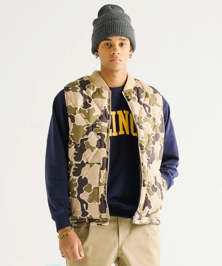 go slow caravan(ゴースローキャラバン) |UNIVERSAL OVERALL/ユニバーサルオーバーオール RIP STOP QUILT VEST (MENS)