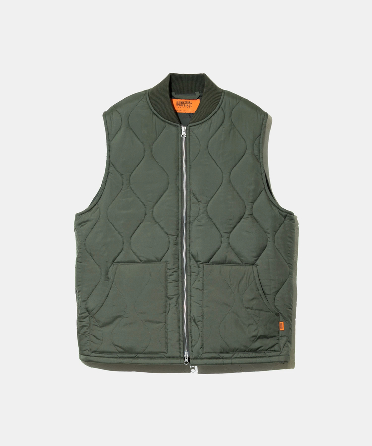 go slow caravan(ゴースローキャラバン) |UNIVERSAL OVERALL/ユニバーサルオーバーオール RIP STOP QUILT VEST (MENS)