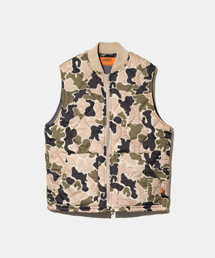 go slow caravan(ゴースローキャラバン) |UNIVERSAL OVERALL/ユニバーサルオーバーオール RIP STOP QUILT VEST (MENS)