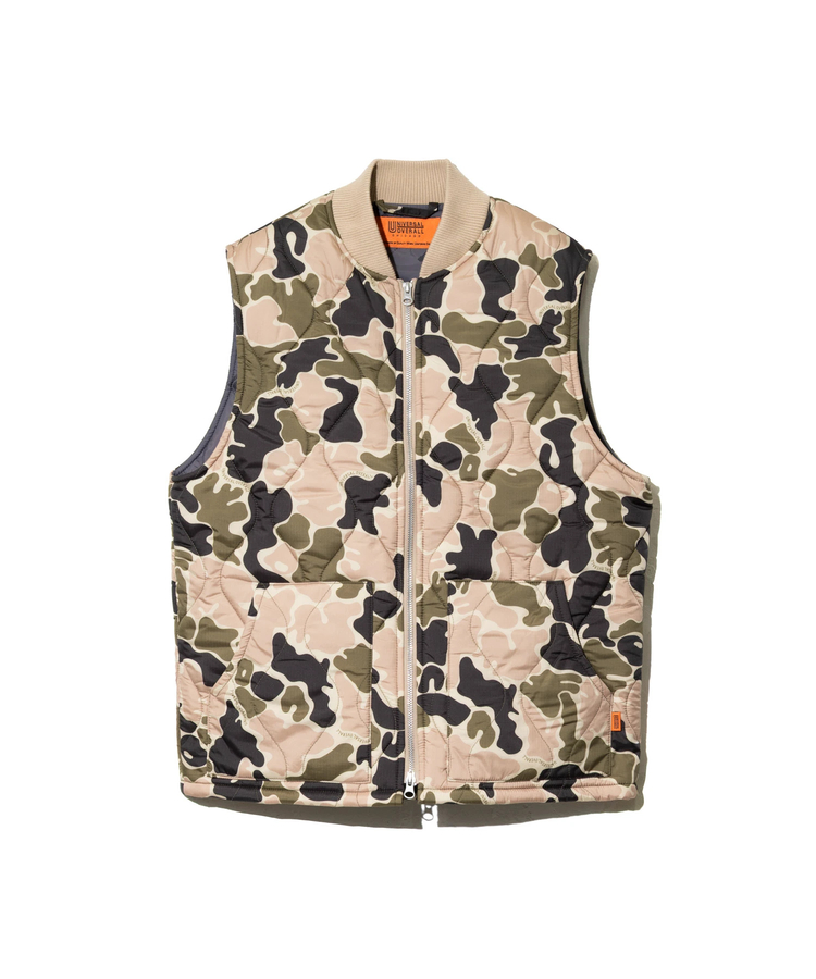 go slow caravan(ゴースローキャラバン) |UNIVERSAL OVERALL/ユニバーサルオーバーオール RIP STOP QUILT VEST (MENS)