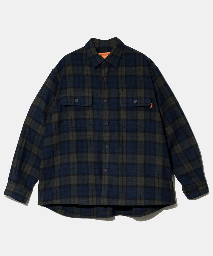 go slow caravan(ゴースローキャラバン) |UNIVERSAL OVERALL/ユニバーサルオーバーオール CHECK WORK SHIRT JACKET (MENS)
