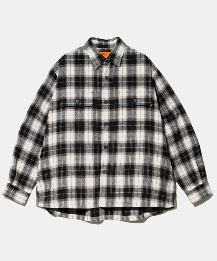 go slow caravan(ゴースローキャラバン) |UNIVERSAL OVERALL/ユニバーサルオーバーオール CHECK WORK SHIRT JACKET (MENS)