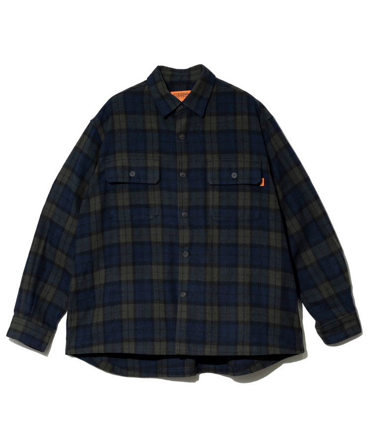 go slow caravan(ゴースローキャラバン) |UNIVERSAL OVERALL/ユニバーサルオーバーオール CHECK WORK SHIRT JACKET (MENS)