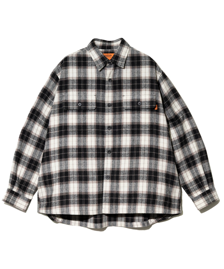 go slow caravan(ゴースローキャラバン) |UNIVERSAL OVERALL/ユニバーサルオーバーオール CHECK WORK SHIRT JACKET (MENS)